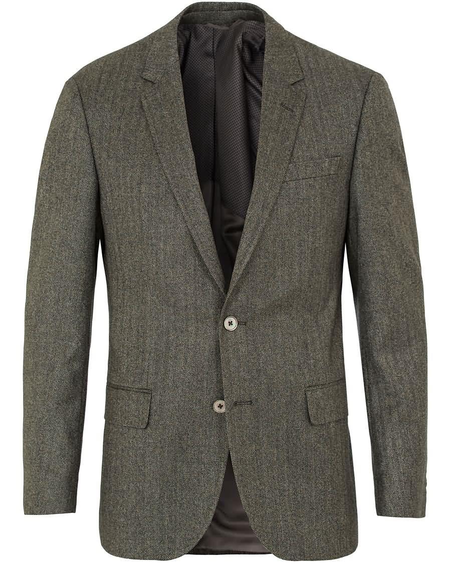 boss hutson2 herringbone blazer green Lave Priser qsc40